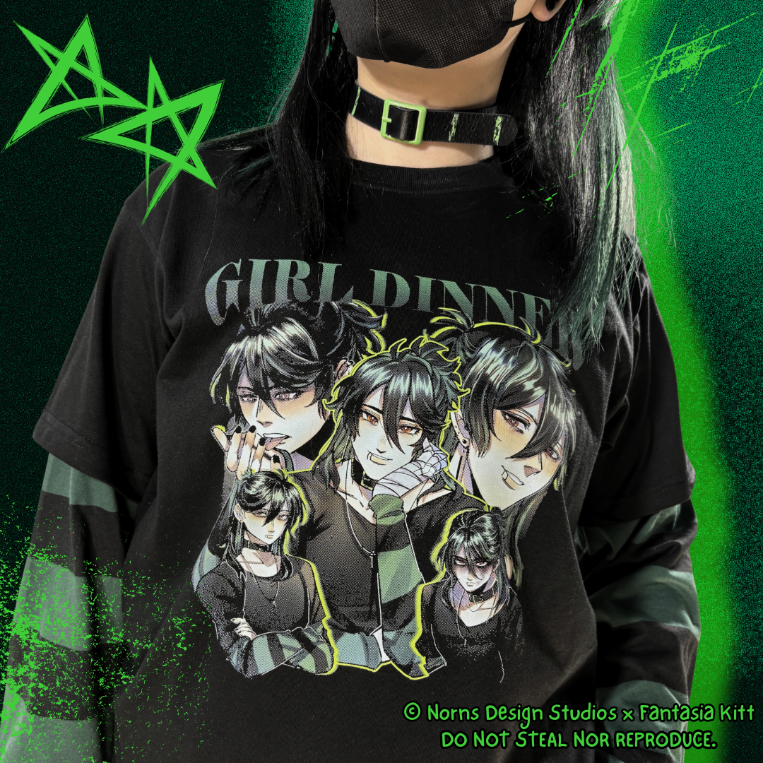 Fantasia Kitt "The Kid at the Back" Solivan "Sol" Brugmansia Girl Dinner T-Shirt OFFICIAL
