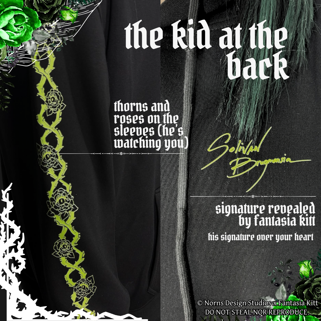 OFFICIAL THE KID AT THE BACK FANTASIA KITT SOLIVAN BRUGMANSIA HOODIE