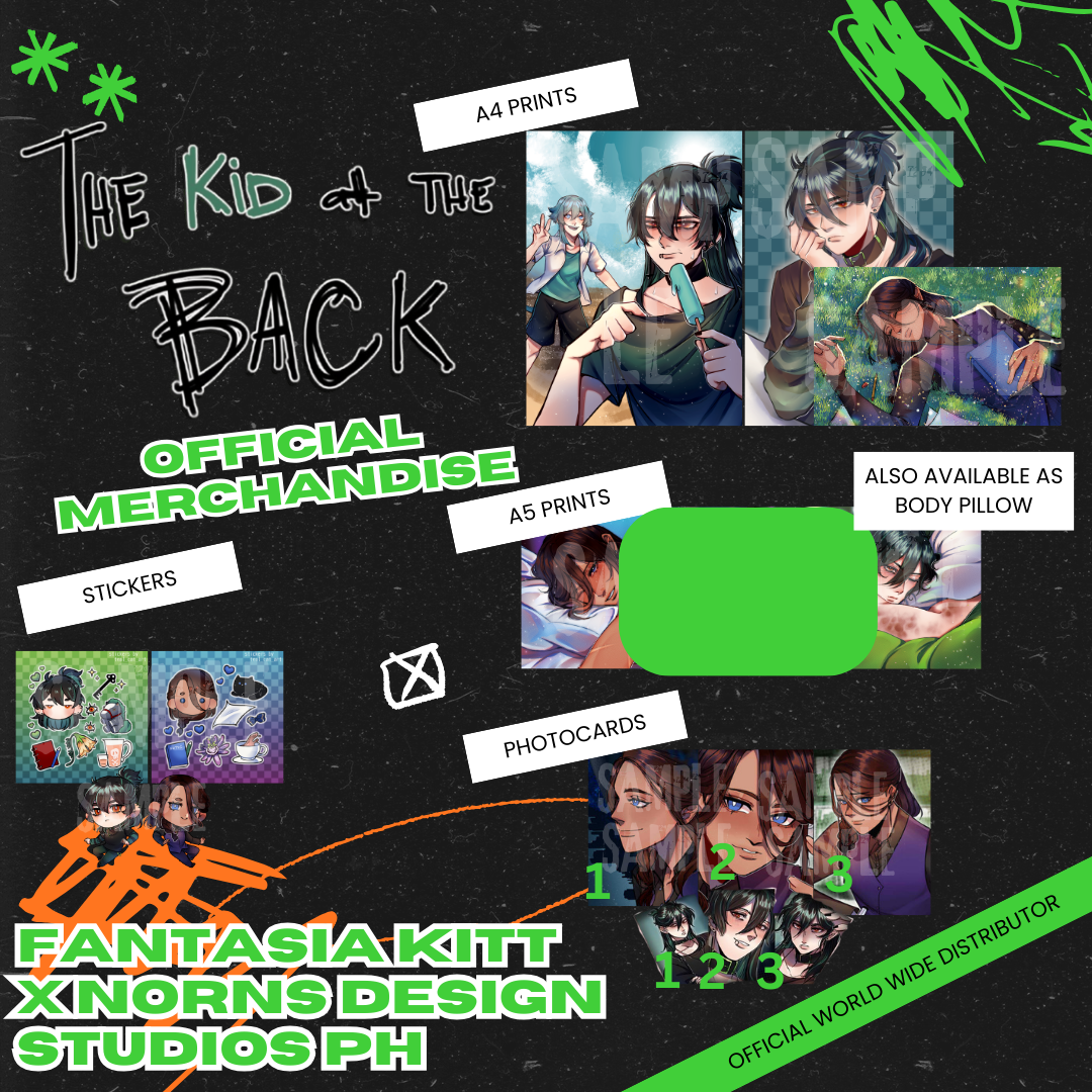 Fantasia Kitt's The Kid at the Back OFFICIAL Paper Prints + Pillow Case Merchandise